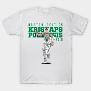 Kristaps Porziņģis Comic Style T-Shirt